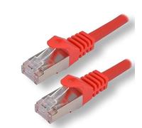 MCL SAMAR Cat 7 S/FTP LSZH Patch Cable - 1m Red Marca