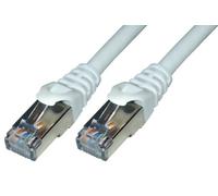MCL Samar FCC6BM-25M - Cable de parcheo RJ45 (Cat. 6, F/UTP, 25 m), Color Gris