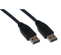 MCL Samar MC923AA-2M/N - Cable USB 3.0 Tipo A (Conectores Macho, 2 m), Color Negro