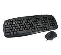MCL-Samar Pack Clavier - Souris ACK-2012/N (Noir)