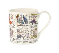 McLaggan Taza de porcelana china de 300 ml con dioses griegos y diosas