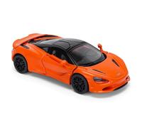 McLaren 750S Coupé Modelo Coche Escala 1:43 - Papaya Naranja | Modelo Preciso de fundición a Presión para Coleccionistas | Licencia Oficial