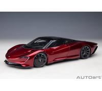 Mclaren Speedtail 2020 Volcano Coche a Escala Rojo 1:18 Autoart