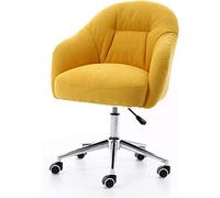 MCLIUJIA Silla de trabajo para computadora, silla de escritorio, silla giratoria ergonómica con altura ajustable, silla cómoda con cojín de asiento grueso, silla ejecutiva (B)
