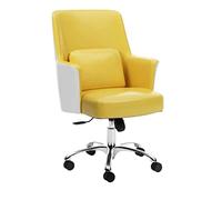 MCLIUJIA Silla Oficina Escritorio Silla De Oficina De Cuero Altura Ajustable Reclinable Diseño Bloqueable Almohada Lumbar Grande Silla De Computadora para Estudio Dormitorio(B)