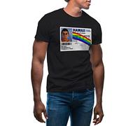 McLovin Driver Licence Hawaii Inspired Camiseta de Hombre Negra Size M
