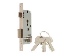 Mcm 1601-160 - Cerradura recto entrada 60 en:30-30 niquelado