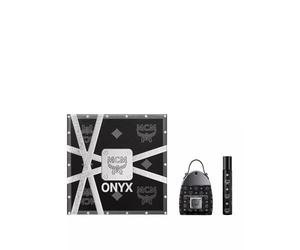 MCM Onyx Set de regalo de Eau de Parfum con EDP de 50 ml y 15 ml EDP tamaño de viaje, color negro, colección de fragancias de lujo
