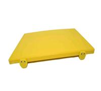 MCM-Service-Srl Tabla de Cortar de Polietileno Profesional Amarillo 40 x 30 x 2 + Lugar + Kit Antideslizante