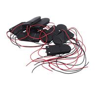 MCMILEE 10 pzs Interruptor ON/Off 2 x 3V CR2032 Soporte de Bateria Pilas de Boton para LED