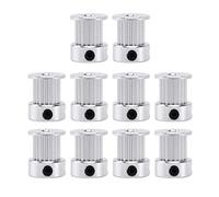 MCMILEE 20 Dientes 2GT TemporizacióN Polea SíNcrona DiáMetro 5 Mm para 10 Mm 2M Correa Contragolpe PequeñO 20T 20 Dientes 10 Piezas