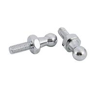 MCMILEE 2X 10Mm Bolo De Estudio De Bola M6 para Puntales De Gas Bolar De Final De Bola Bonete Std 001