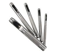 MCMILEE 5Pcs Agujero Cortador de CinturóN de Artesanal PunzóN Herramienta de Bricolaje 3Mm-8Mm Set Puncher
