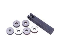 MCMILEE 7X Juego De Herramienta De Moleteado Lineal Recto De Una Sola Rueda0 5Mm 1.5Mm 2Mm Paso