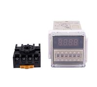 MCMILEE AC 220V 5A Herramienta de Dispositivo de Relé de Retardo de Temporizador Programable de Doble Tiempo DH48S-S