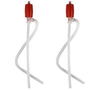 MCMILEE Bomba de SifóN de Transferencia de Combustible Universal de 2 Piezas: SifóN de Exprimido Grande para Cortadoras de CéSped y Bombeo Manual de Gasolina, Agua, Alcohol