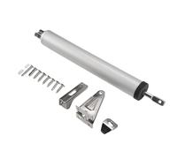 MCMILEE Cierrapuertas Simple, Amortiguador HidráUlico NeumáTico Silencioso, AutomáTico de Puertas para el Hogar, Artefacto, Herrajes para Muebles, Plata