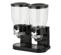 MCMILEE Dispensador de Cereales Multifuncional, Contenedor de Almacenamiento de Doble Control para la Organización de la Cocina, de Almacenamiento de Alimentos para el Hogar