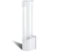 MCMILEE Dispensador de Vasos, Portavasos para Vasos de Fondo Plano o CóNico de 3 Oz en 7 Oz Dispensador de Vasos de Agua para Baño Montado en la Pared