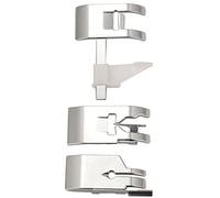 MCMILEE Juego de Prensatelas para Máquina de Coser - 1/4 Pulgada Pie Acolchado/Guía Ajustable Prensatelas/Punto de Unión En La Zanja Prensatelas para Coser para La Mayoría