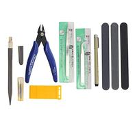 MCMILEE Kit de Herramientas Modelo Herramientas BáSicas Modelador Conjunto Artesanal Kit de Herramientas de ConstruccióN de Pasatiempos para ReparacióN Edificios Modelo Coche