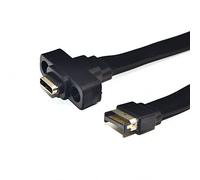 MCMILEE Panel Frontal USB 3.1 Tipo e Macho una USB-C Tipo C Cable de ExpansióN Conector de Placa Base de Computadora LíNea de Cable, 80 Cm