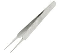 MCMILEE Pinzas rectas de acero inoxidable pulido punta puntiaguda Mini 11cm