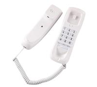 MCMILEE Teléfono de Pared, Teléfono con Cable, Teléfono Fijo, Teléfono Residencial, Extensión Pequeña, Extensión Pequeña para Colgar, Hotel, Oficina en Casa,