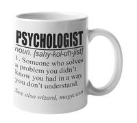 McMug - Definición de psicólogo - Taza divertida de psicología, cerámica, 11 onzas líquidas
