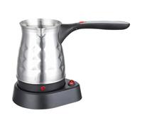 MCMUZKZS Cafetera Eléctrica Turca de 500 Ml, Hervidor de Café de Acero Inoxidable, Asa Cómoda, Hervidor, Tetera con Asa para El Hogar, Cafetería, Bar, estilo b, tal como se describe