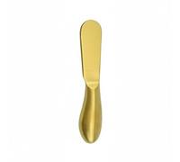 MCMUZKZS Cuchillo Untador de Acero Inoxidable Hoja Amplia para Queso Crema Salsas Recomendado para Cocina Fiestas y Desayunos, Oro