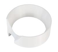 MCMUZKZS Embudo Dosificador de Espresso, Embudo Dosificador de Café, a Prueba de Fugas, Anillo para Café Molido para Portafiltro 9010 de 58 Mm. Accesorios para, Blanco
