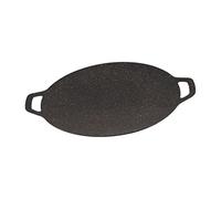 MCMUZKZS Plancha para Barbacoa Estilo con Asas, Sartén Multiusos para Bulgogi, Placa Eléctrica, Utensilios de Cocina para Picnics, Cocina, Actividades, 30 centimetros