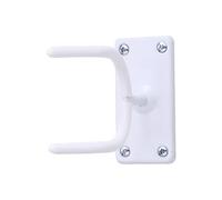 MCMUZKZS Soporte de Pared para Tabla de Planchar, Organizador de Almacenamiento Que Ahorra Espacio, Resistente, de Metal, Compacto, Blanco, tal como se describe
