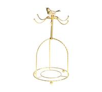 MCMUZKZS Soporte Metálico para Tazas de Café, Soporte Estable Que Ahorra Espacio con Gancho para Colgar, Escurridor de Té para Armario, Ideal para Fiestas de T, Oro, tal como se describe