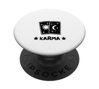 MCMXC Karma Lunas y Sol Tarjetas Tarot Adivinatorio Destino PopSockets PopGrip Adhesivo