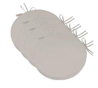 MCNDSI 1/2/4 Pcs CojíN Redondo De CojíN Acolchado Sillas De Oficina, Restaurante Y DiáMetro Resistente con Correas(#14,48x5cm/19x2in(4pcs))