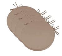 MCNDSI 1/2/4 Pcs CojíN Redondo De CojíN Acolchado Sillas De Oficina, Restaurante Y DiáMetro Resistente con Correas(#2,40x5cm/16x2in(4pcs))