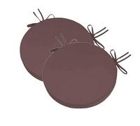 MCNDSI 1/2/4 Pcs CojíN Redondo De CojíN Acolchado Sillas De Oficina, Restaurante Y DiáMetro Resistente con Correas(#8,48x8cm/19x3in(2pcs))