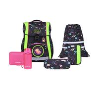 McNeill Bravo Juego de mochilas escolares 8 piezas gris