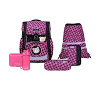 McNeill Bravo Juego de mochilas escolares 8 piezas rosa