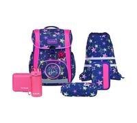 McNeill Bravo Juego de mochilas escolares 8 piezas rosa