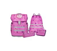 McNeill Ergo Compacto Juego de mochilas escolares 5 piezas fucsia
