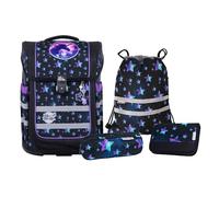 McNeill Ergo Compacto Juego de mochilas escolares 5 piezas gris