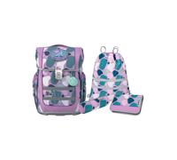 McNeill Ergo Compacto Juego de mochilas escolares 5 piezas lila