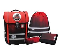 McNeill Perfecto Juego de mochilas escolares 5 piezas rojo
