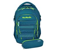 McNeill Luca 2.0 Juego de mochilas escolares 2 piezas azul petróleo