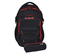 McNeill Luca 2.0 Juego de mochilas escolares 2 piezas negro