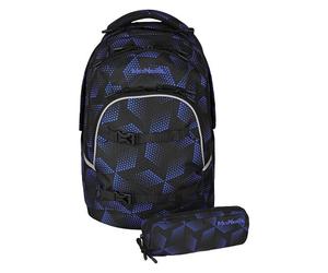 McNeill Milo Juego de mochilas escolares 2 piezas azul