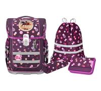 McNeill mochila escolar Ergo Compacto Schoolbag Set 5-teilig Ruby
